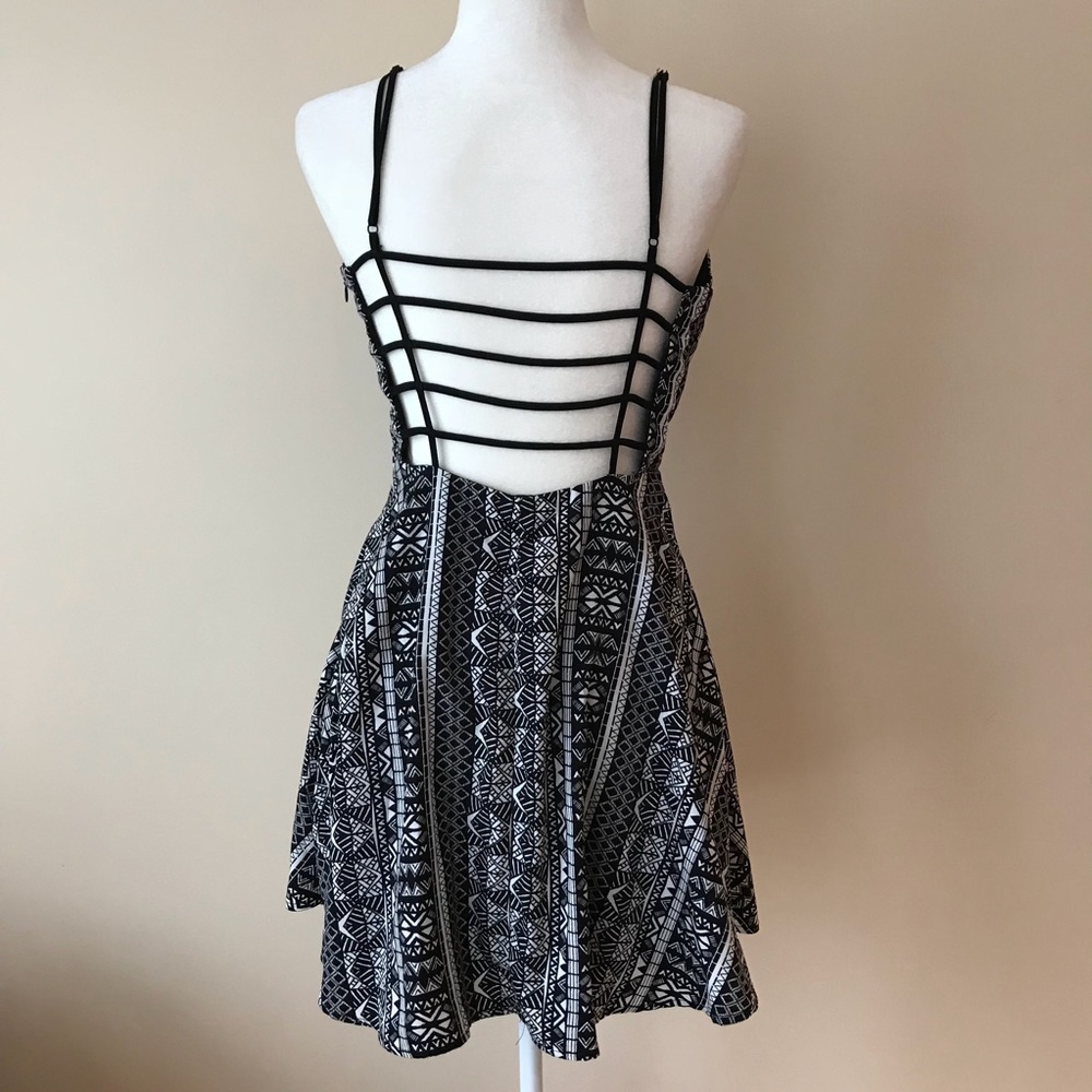 PACSUN LA Hearts cage back dress